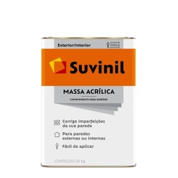 MASSA ACRÍLICA USO EXTERNO LATA 25 KG